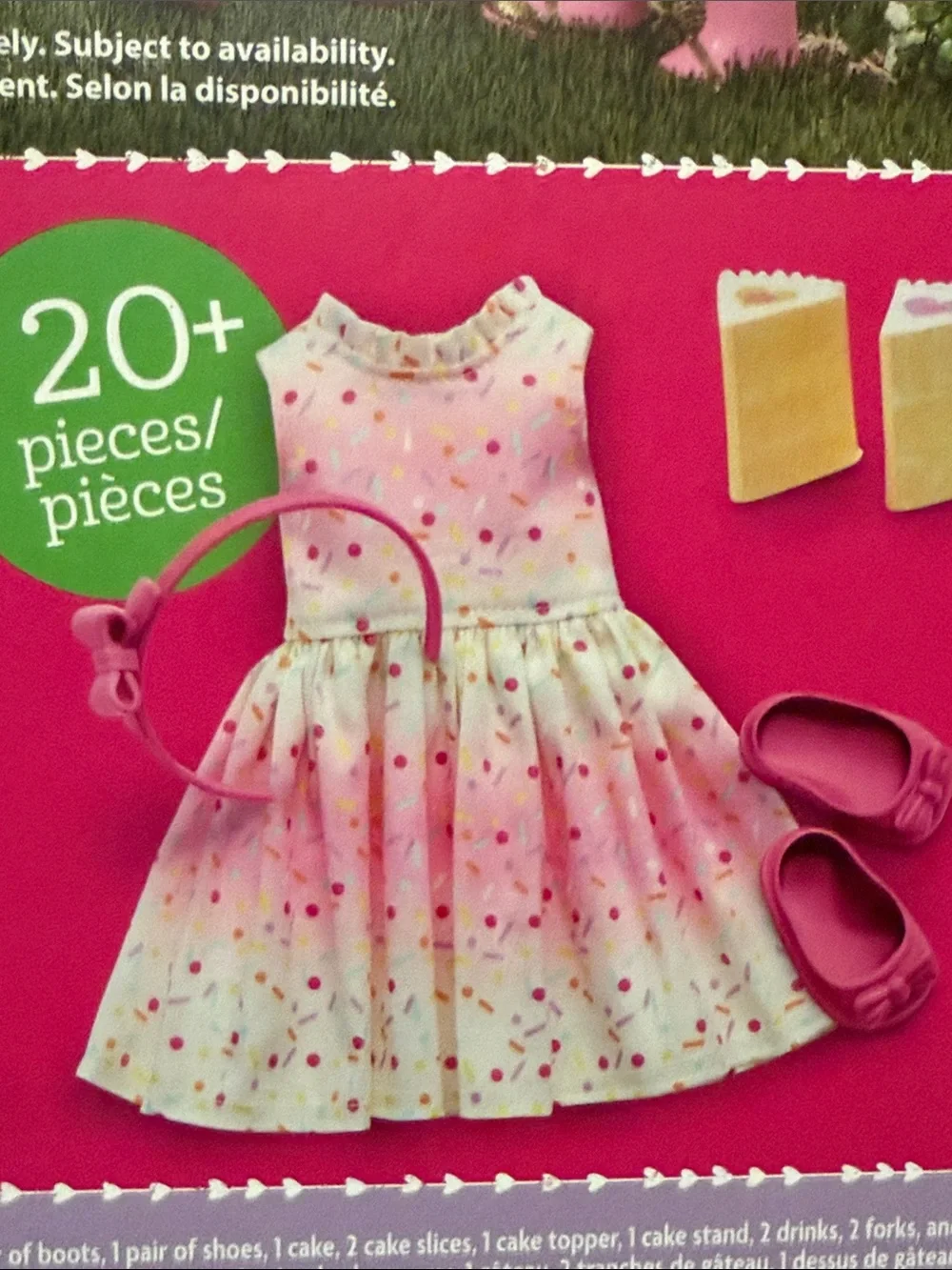 NIB American Girl WellieWishers Emerson Doll Party-Ready Set 14.5” Accessories - Picture 7 of 15